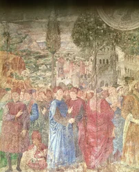 Der Bau des Turms von Babel (Detail)